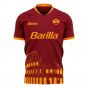 Roma 2020-2021 Home Concept Football Kit (Libero) - Adult Long Sleeve