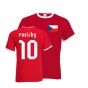 Tomas Rosicky Czech Republic Ringer Tee (red)