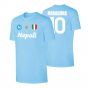 Napoli 'Vintage 86/87' t-shirt MARADONA - Light blue