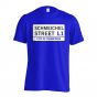 Schmeichel Street - Leicester Street T-Shirt (Blue)