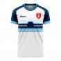 Slovakia 2025-2026 Home Concept Football Kit (Libero) - Kids (Long Sleeve)