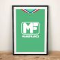 St Etienne 1975 Football Shirt Art Print