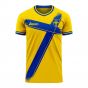 Sweden 2020-2021 Home Concept Football Kit (Libero)