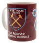 West Ham United FC Bubbles Mug