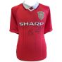 Manchester United FC 1999 Solskjaer & Sheringham Signed Shirt
