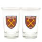 West Ham United FC 2pk Shot Glass Set