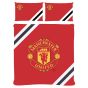 Manchester United FC Core Stripe Double Duvet Set