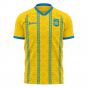 Ukraine 2025-2026 Home Concept Football Kit (Libero) - Kids
