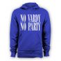 Leicester City No Vardy No Party Hoody (Blue)