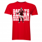 Zlatan Ibrahimovic Dare to Zlatan Man Utd T-Shirt (Red)