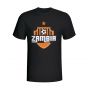 Zambia Country Logo T-shirt (black)