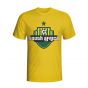 South Africa Country Logo T-shirt (yellow)