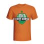Ivory Coast Country Logo T-shirt (orange)