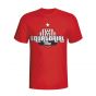 Equatorial Guinea Country Logo T-shirt (red)