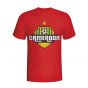 Cameroon Country Logo T-shirt (red)