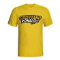 Cristiano Ronaldo Comic Book T-shirt (yellow)