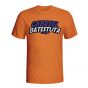 Gabriel Batistuta Comic Book T-shirt (orange)