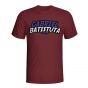 Gabriel Batistuta Comic Book T-shirt (maroon) - Kids