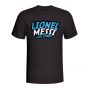 Lionel Messi Comic Book T-shirt (black) - Kids