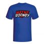 Wayne Rooney Comic Book T-shirt (blue) - Kids