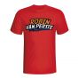 Robin Van Persie Comic Book T-shirt (red) - Kids