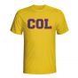 Colombia Country Iso T-shirt (yellow) - Kids