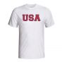 Usa Country Iso T-shirt (white)