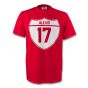Alexis Sanchez Arsenal Crest Tee (red) - Kids