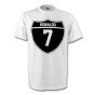 Cristiano Ronaldo Real Madrid Crest Tee (white) - Kids