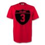 Paolo Maldini Ac Milan Crest Tee (red)