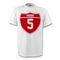 Bobby Moore England Crest Tee (white) - Kids