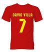 Barcelona David Villa Hero T-Shirt (Red)