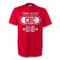 Costa Rica Crc T-shirt (red) Your Name