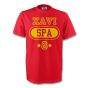 Xavi Spain Spa T-shirt (red)