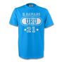 Edinson Cavani Uruguay Uru T-shirt (sky Blue)