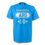 Diego Maradona Argentina Arg T-shirt (sky Blue) - Kids