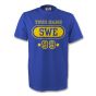 Sweden Swe T-shirt (blue) Your Name (kids)