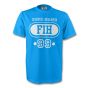 Faroe Islands Fih T-shirt (sky Blue) Your Name