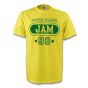 Jamaica Jam T-shirt (yellow) Your Name (kids)
