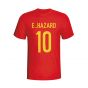 Eden Hazard Belgium Hero T-shirt (red)