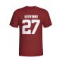 Gervinho Roma Hero T-shirt (maroon)