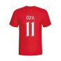 Mesut Ozil Arsenal Hero T-shirt (red)