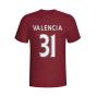 Enner Valencia West Ham Hero T-shirt (maroon) - Kids