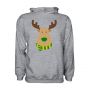 Brazil Rudolph Supporters Hoody (grey) - Kids