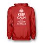 Keep Calm And Follow Ac Milan Hoody (red)