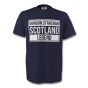 Gordon Strachan Scotland Legend Tee (navy) - Kids