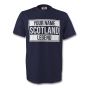 Your Name Scotland Legend Tee (navy)