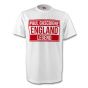 Paul Gascoigne England Legend Tee (white) - Kids