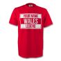 Your Name Wales Legend Tee (red) - Kids