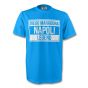 Diego Maradona Napoli Legend Tee (sky Blue) - Kids